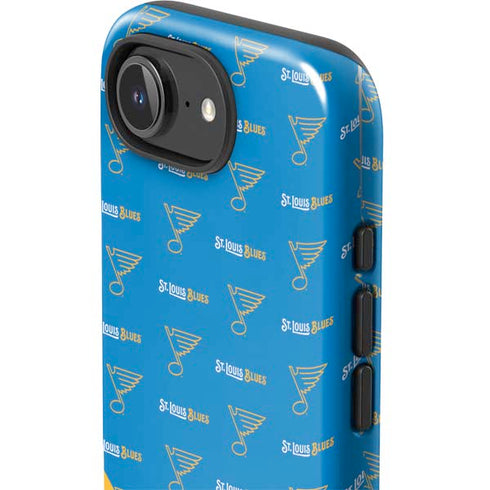 NHL St. Louis Blues Pattern iPhone 16e Impact Case