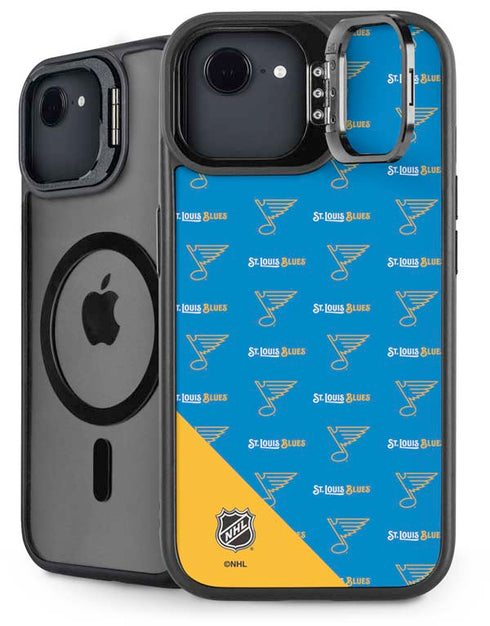 NHL St. Louis Blues Pattern iPhone 16e Kickstand Case