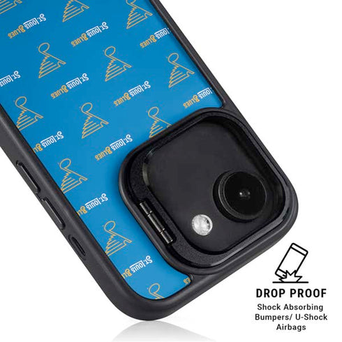 NHL St. Louis Blues Pattern iPhone 16e Kickstand Case