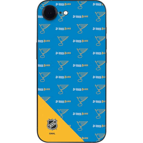 NHL St. Louis Blues Pattern iPhone 16e Skin