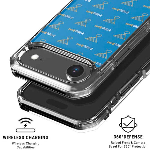 NHL St. Louis Blues Pattern iPhone 17 Air Clear Case