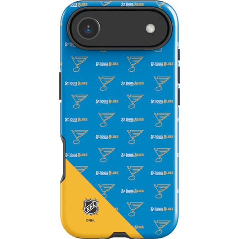 NHL St. Louis Blues Pattern iPhone 17 Air Impact Case