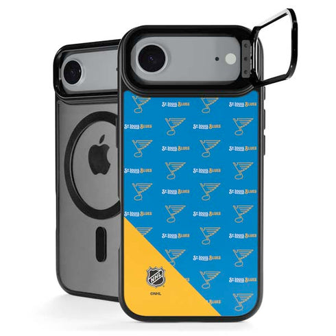NHL St. Louis Blues Pattern iPhone 17 Air Kickstand Case