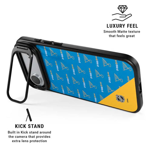 NHL St. Louis Blues Pattern iPhone 17 Air Kickstand Case