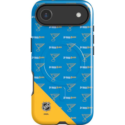 NHL St. Louis Blues Pattern iPhone 17 Air Magsafe Impact Case