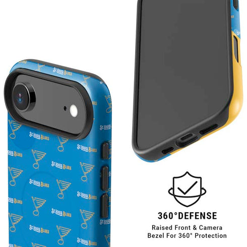 NHL St. Louis Blues Pattern iPhone 17 Air Magsafe Impact Case