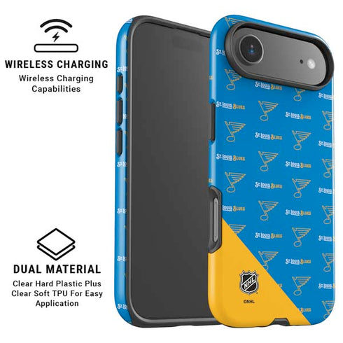 NHL St. Louis Blues Pattern iPhone 17 Air Magsafe Impact Case