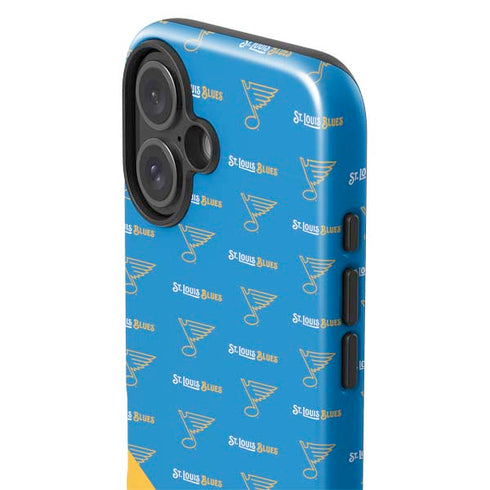 NHL St. Louis Blues Pattern iPhone 17 Impact Case