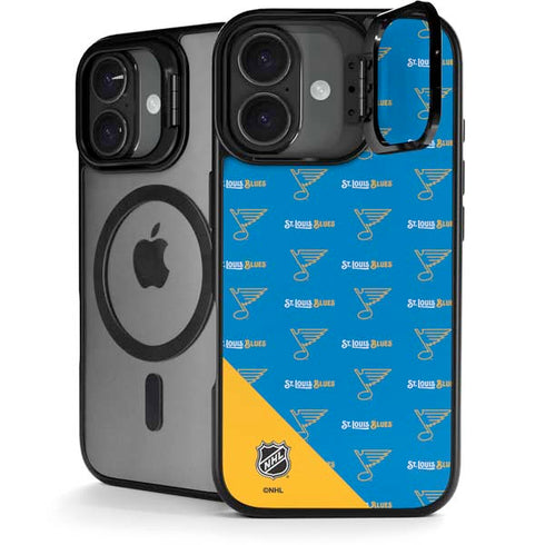 NHL St. Louis Blues Pattern iPhone 17 Kickstand Case