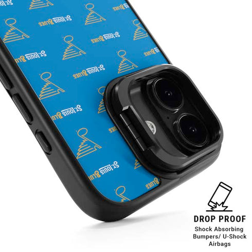 NHL St. Louis Blues Pattern iPhone 17 Kickstand Case