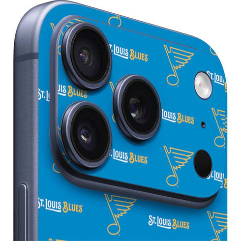 NHL St. Louis Blues Pattern iPhone 17 Pro Skin