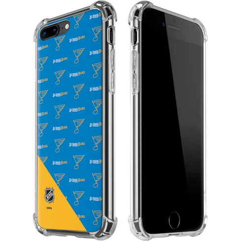 NHL St. Louis Blues Pattern iPhone 7/8 Plus Clear Case