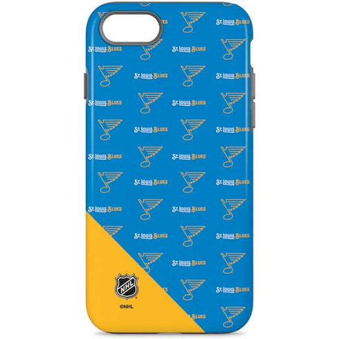 NHL St. Louis Blues Pattern iPhone 8 Pro Case