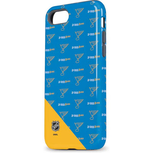 NHL St. Louis Blues Pattern iPhone 8 Pro Case