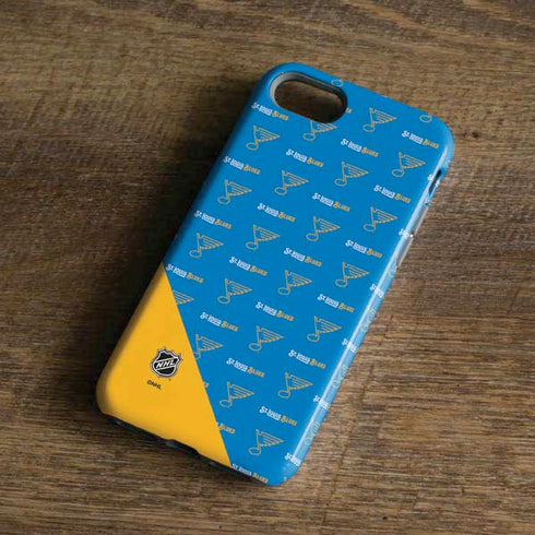 NHL St. Louis Blues Pattern iPhone 8 Pro Case
