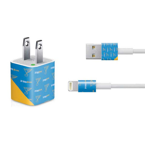 NHL St. Louis Blues Pattern iPhone Charger (5W USB) Skin