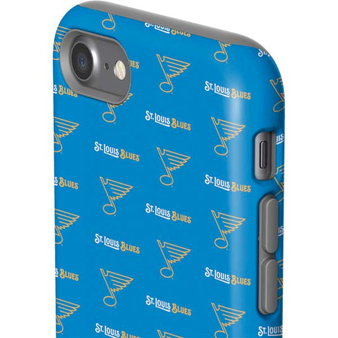 NHL St. Louis Blues Pattern iPhone SE (2nd & 3rd Gen) Pro Case