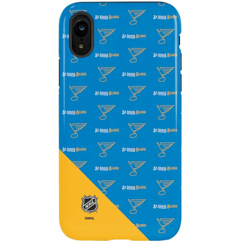 NHL St. Louis Blues Pattern iPhone XR Pro Case