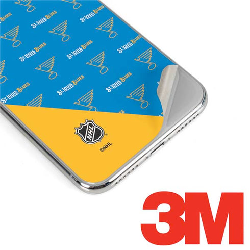 NHL St. Louis Blues Pattern iPhone XS Skin