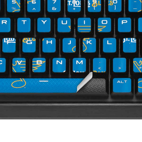 NHL St. Louis Blues Pattern K95 RGB PLATINUM Mechanical Gaming Keyboard Skin
