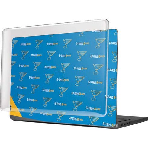 NHL St. Louis Blues Pattern MacBook Pro 14in (2021-24) Case plus Skin