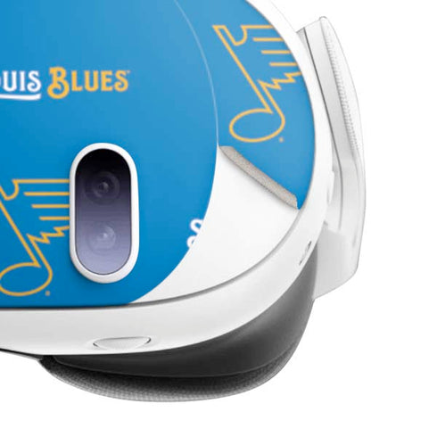 NHL St. Louis Blues Pattern Meta Quest 3 Skin