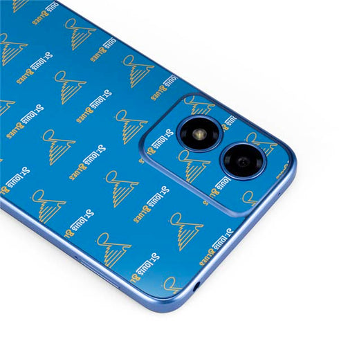 NHL St. Louis Blues Pattern Moto G Play 4G (2024) Skin