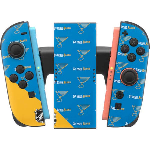 NHL St. Louis Blues Pattern Nintendo Switch 2 (2025) Joy-Con Controller Skin