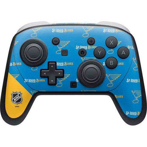 NHL St. Louis Blues Pattern Nintendo Switch 2 (2025) Pro Controller Skin