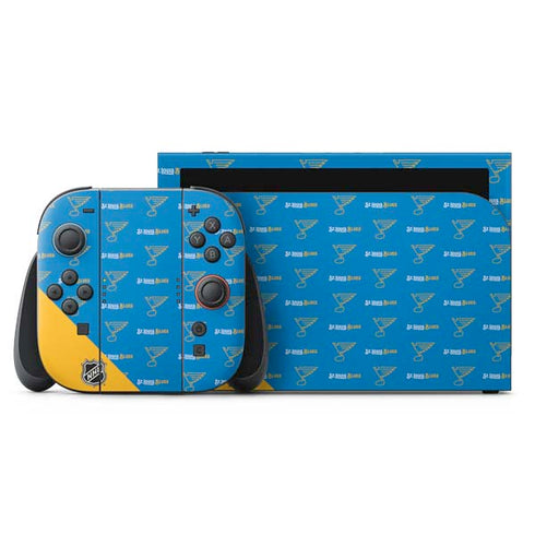 NHL St. Louis Blues Pattern Nintendo Switch 2 (2025) with Joy-Con Skin