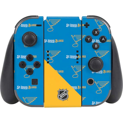 NHL St. Louis Blues Pattern Nintendo Switch (2017-2021) Joy-Con Controller Skin