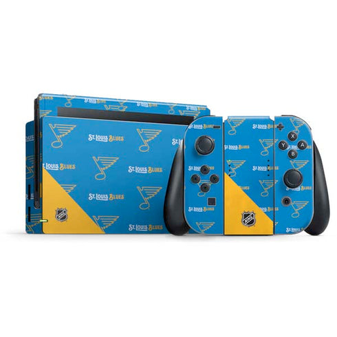 NHL St. Louis Blues Pattern Nintendo Skins