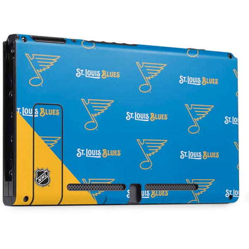 NHL St. Louis Blues Pattern Nintendo Switch Bundle Skin