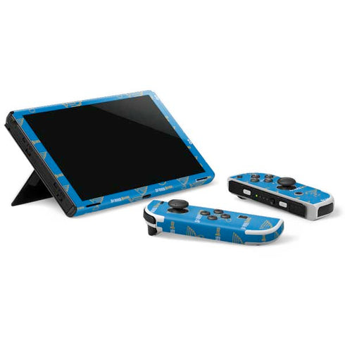 NHL St. Louis Blues Pattern Nintendo Switch OLED (2021) Skin
