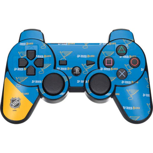 NHL St. Louis Blues Pattern PS3 Dual Shock wireless controller Skin