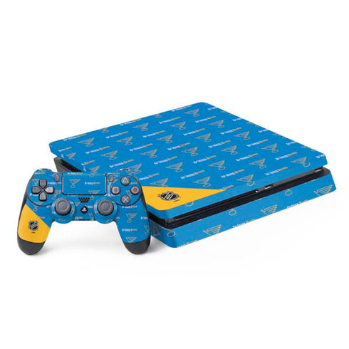 NHL St. Louis Blues Pattern PS4 Slim Bundle Skin