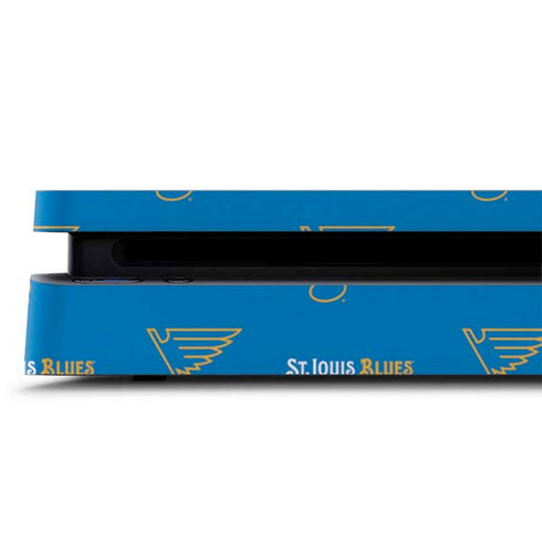 NHL St. Louis Blues Pattern PS4 Slim Skin