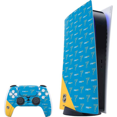 NHL St. Louis Blues Pattern PlayStation PS5 Skins