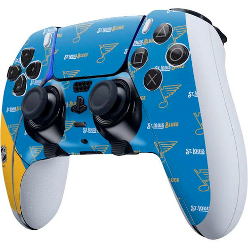 NHL St. Louis Blues Pattern PS5 DualSense Edge Pro Controller Skin