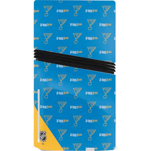 NHL St. Louis Blues Pattern PS5 Pro Disk Bundle Skin