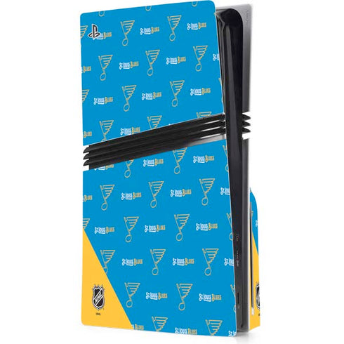 NHL St. Louis Blues Pattern PS5 Pro Disk Console Skin