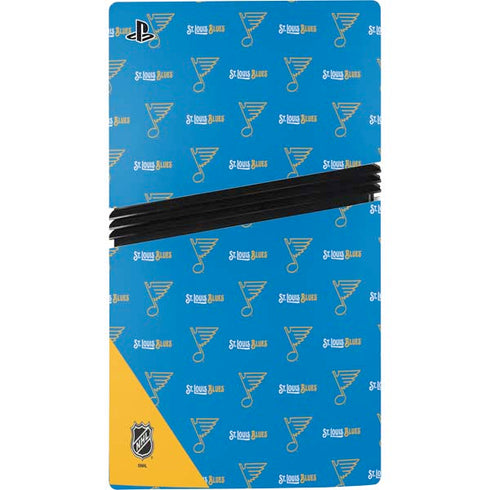 NHL St. Louis Blues Pattern PS5 Pro Disk Console Skin