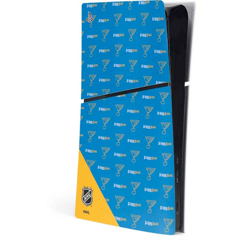 NHL St. Louis Blues Pattern PS5 Slim Digital Edition Console Skin