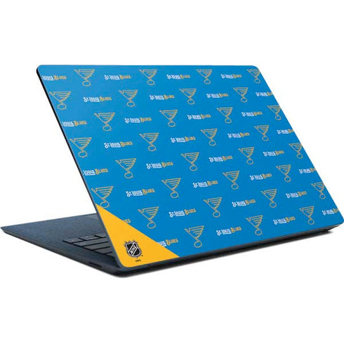 NHL St. Louis Blues Pattern Surface Laptop Skin