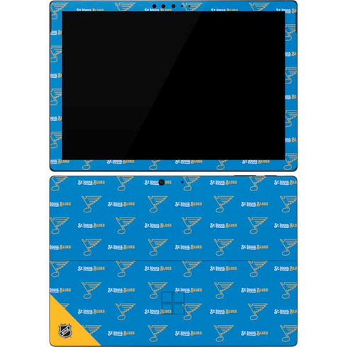 NHL St. Louis Blues Pattern Surface Pro 7 Skin