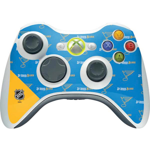 NHL St. Louis Blues Pattern Xbox 360 Wireless Controller Skin