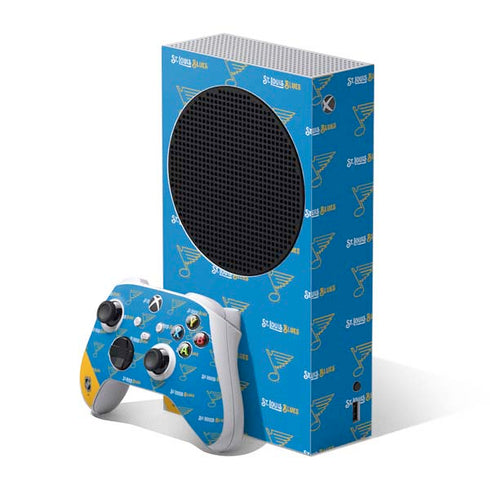 NHL St. Louis Blues Pattern Xbox Series S Bundle Skin