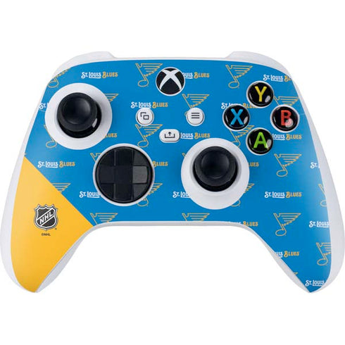 NHL St. Louis Blues Pattern Xbox Series S Controller Skin