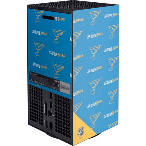 NHL St. Louis Blues Pattern Xbox Series X Console Skin