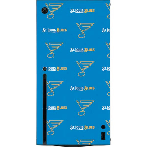 NHL St. Louis Blues Pattern Xbox Series X Console Skin